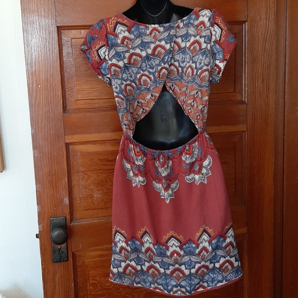 Angie Open-Back Boho Sundress